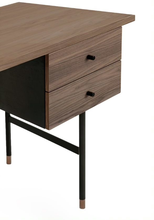 Μασίφ ξύλινο γραφείο με 2 συρτάρια