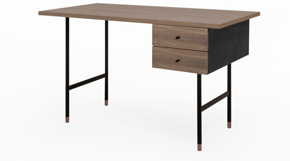 Μασίφ ξύλινο γραφείο με 2 συρτάρια