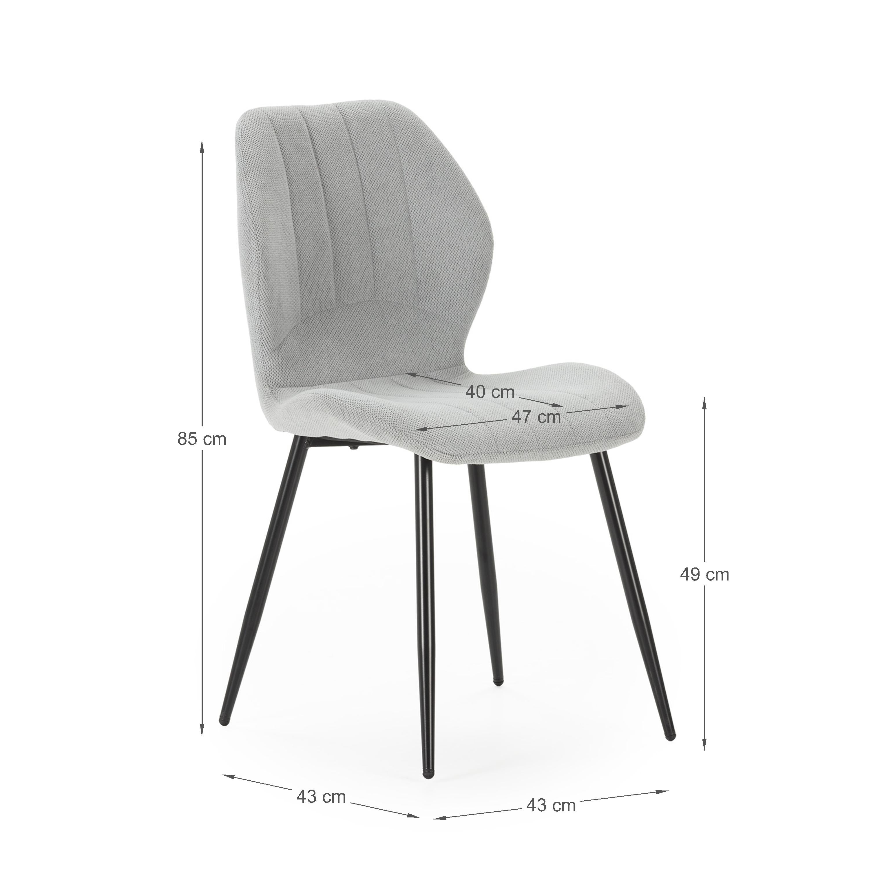 Milu Chair (4τμχ) / Καρέκλα Τραπεζαρίας