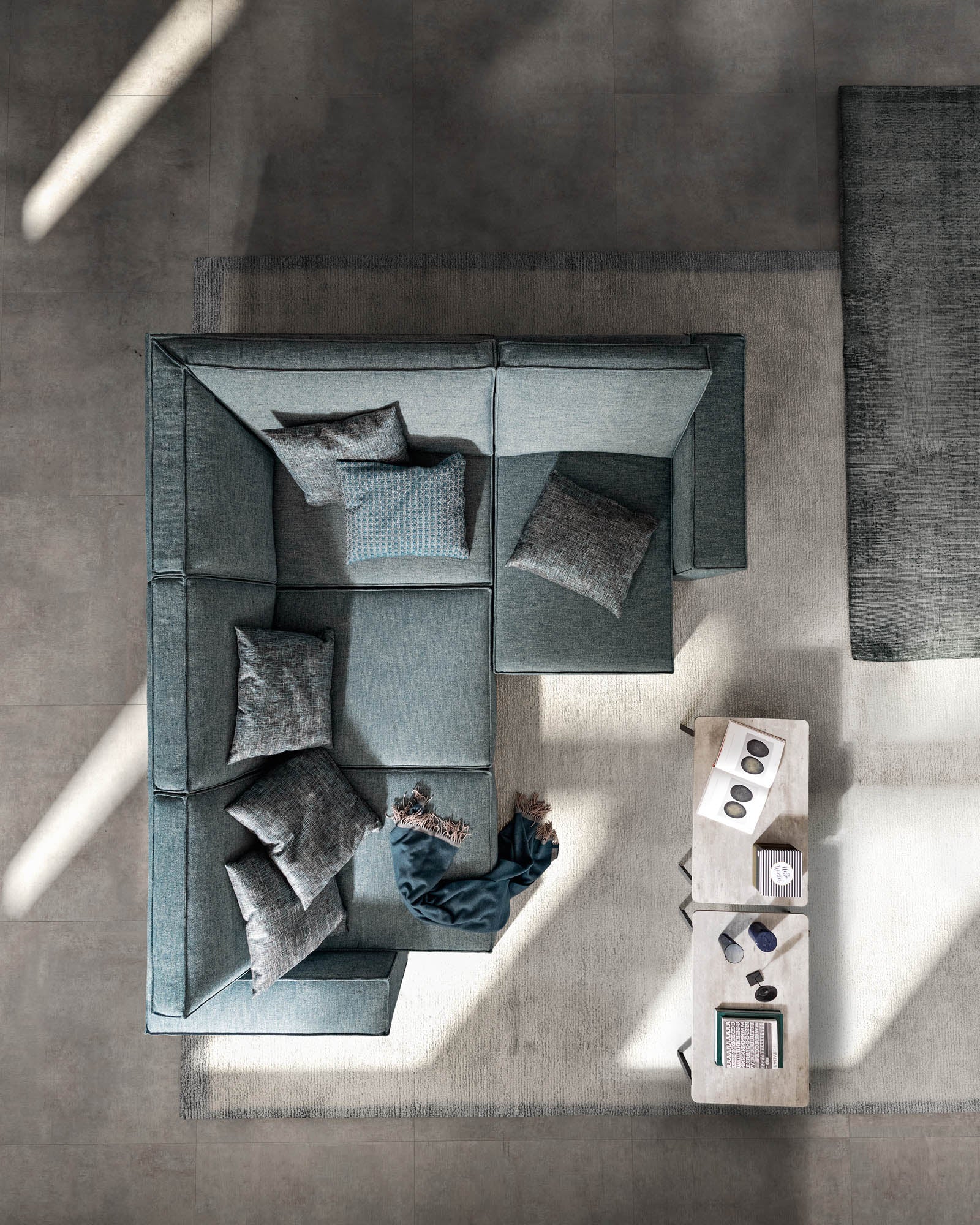 Καναπές γωνία Mono Samoa Divani