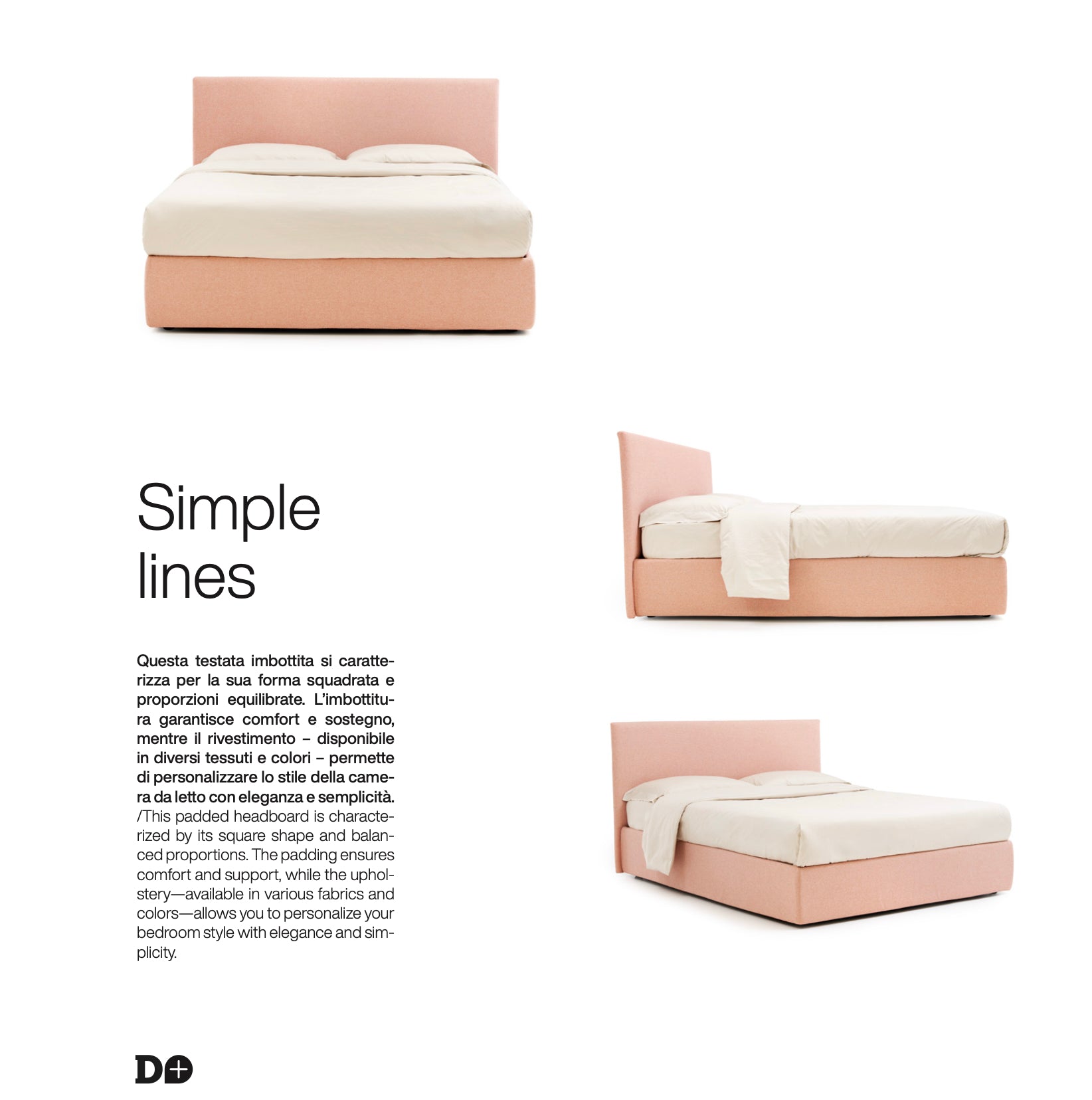 Plutone Bed / Ντυμένο κρεβάτι με αποθηκευτικό χώρο