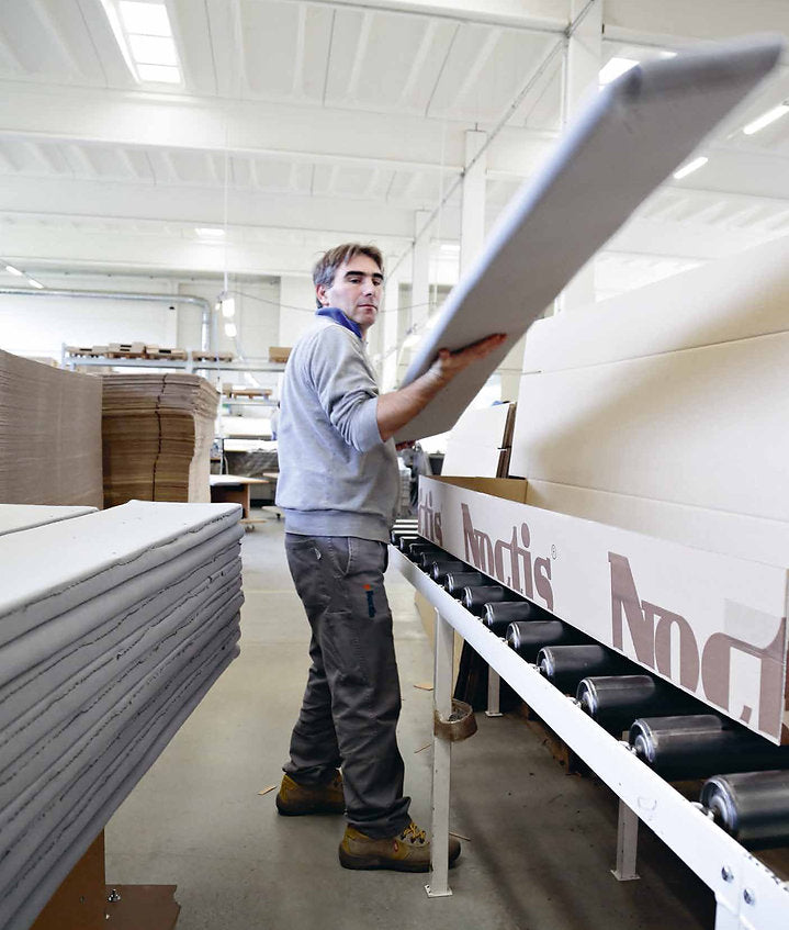 ΔΙΠΛΟ ΚΑΙ ΥΠΕΡΔΙΠΛΟ ΝΤΥΜΕΝΟ ΚΡΕΒΑΤΙ  NOCTIS ΜΕ ΑΠΟΘΗΚΕΥΤΙΚΟ ΧΩΡΟ