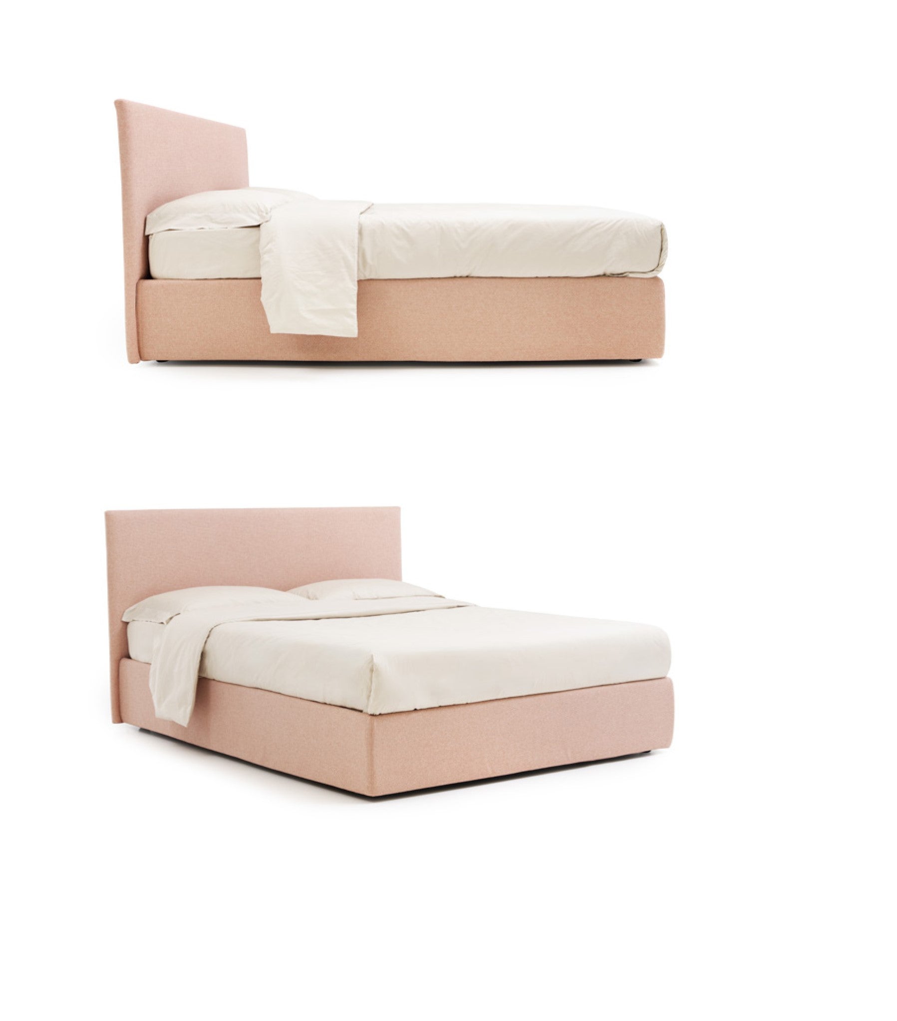 Plutone Bed / Ντυμένο κρεβάτι με αποθηκευτικό χώρο