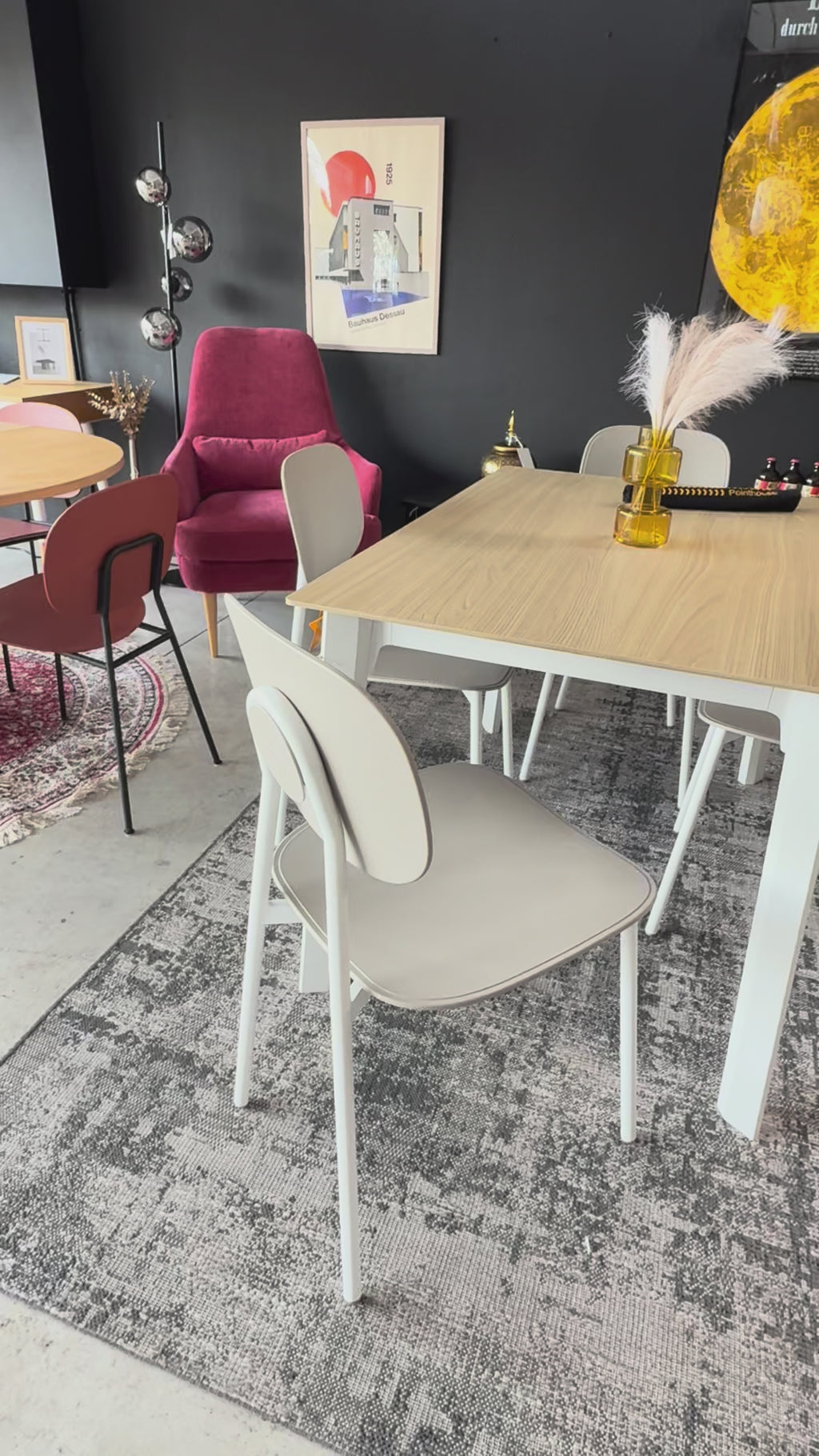 Drop Τραπέζι 120+40cm & 4 Καρέκλες Tata Young Προσφορά