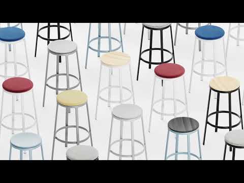 Round&Round / Σκαμπό Κουζίνας-Bar Infiniti