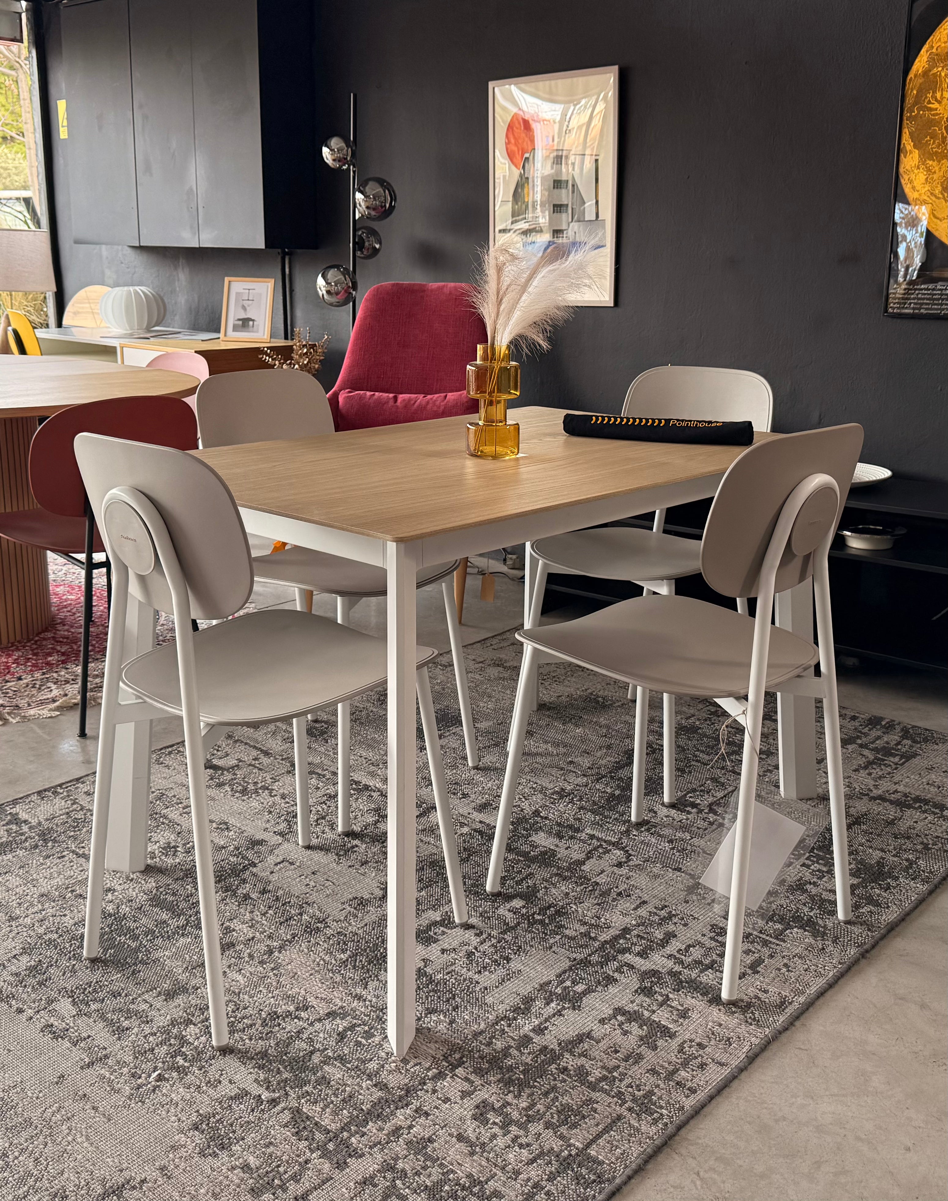 Drop Τραπέζι 120+40cm & 4 Καρέκλες Tata Young Προσφορά