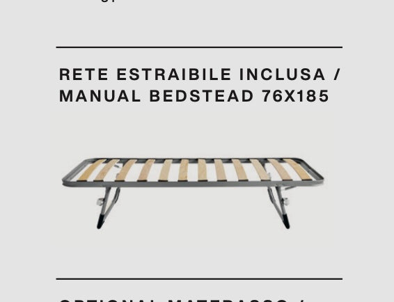Spazio Bed / Κρεβάτι με 2o Συρόμενο