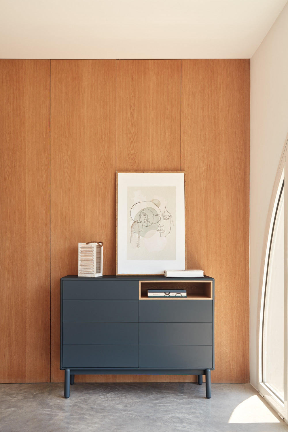 Ξύλινη συρταριέρα