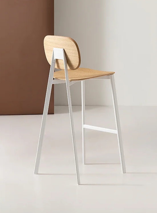 TATA VENEERED (2τμχ) / Σκαμπό Pointhouse