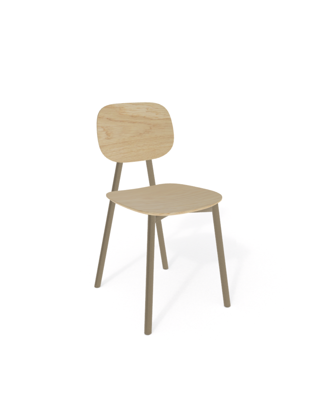 TATA YOUNG VENEERED Καρέκλα Pointhouse 2τμχ