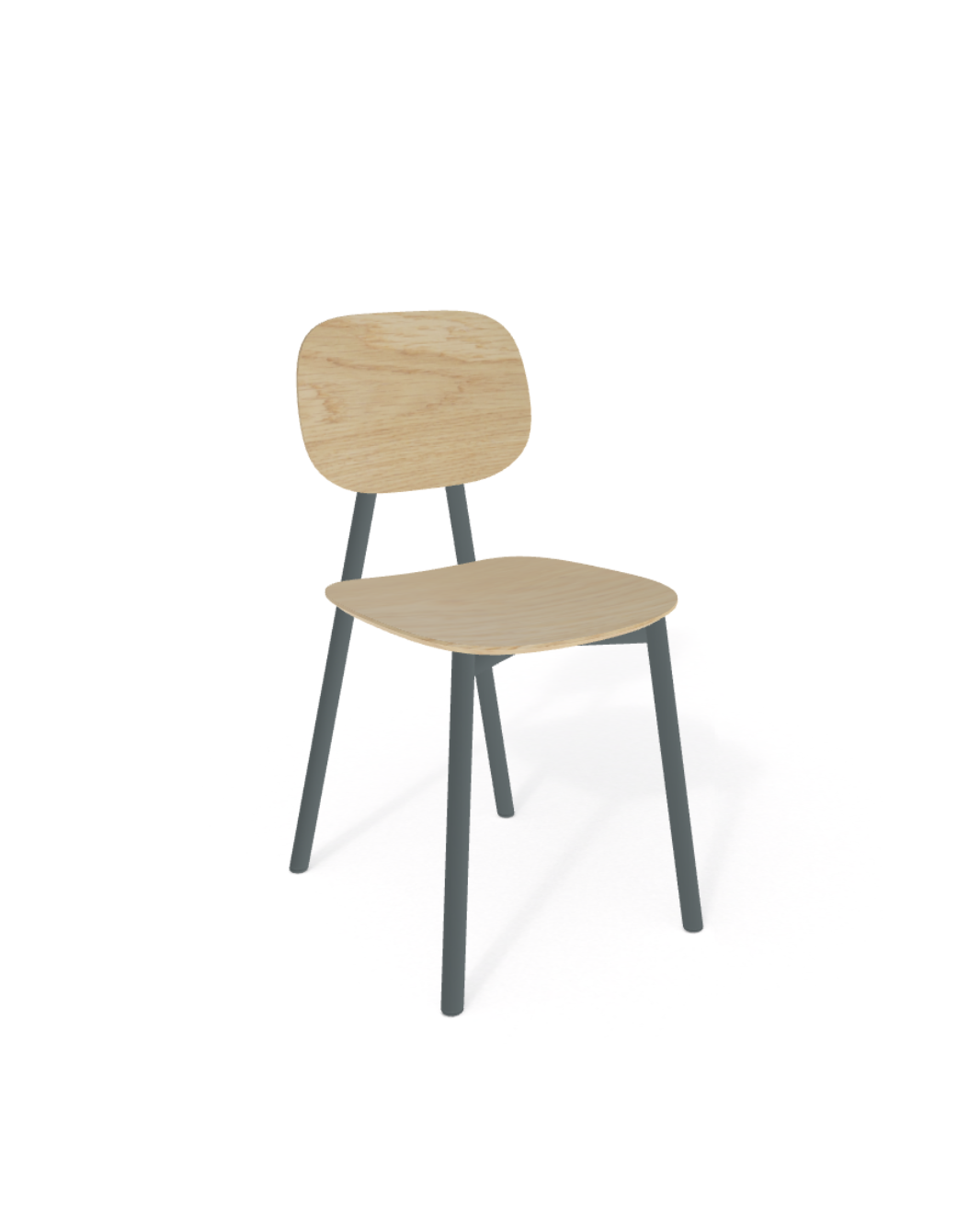 TATA YOUNG VENEERED Καρέκλα Pointhouse 2τμχ