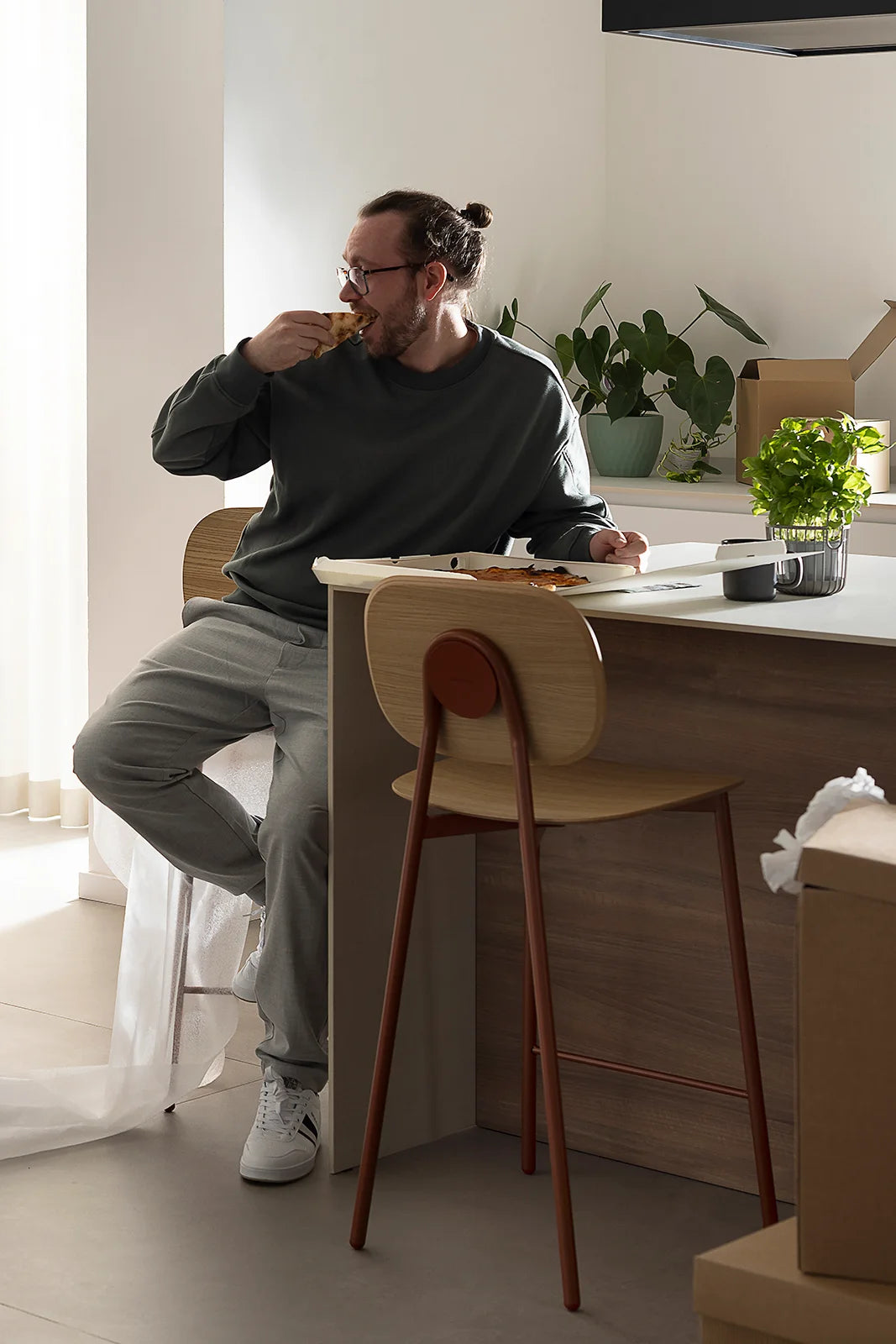 TATA YOUNG VENEERED (2τμχ) / Σκαμπό Pointhouse