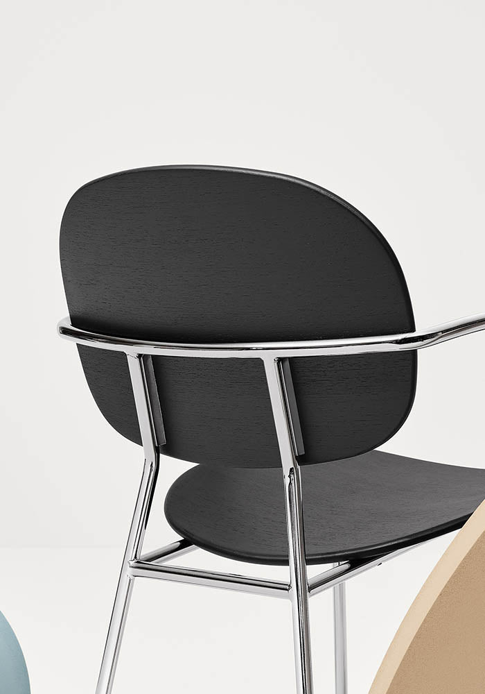 Καρέκλα ξύλο-μέταλλο Tondina