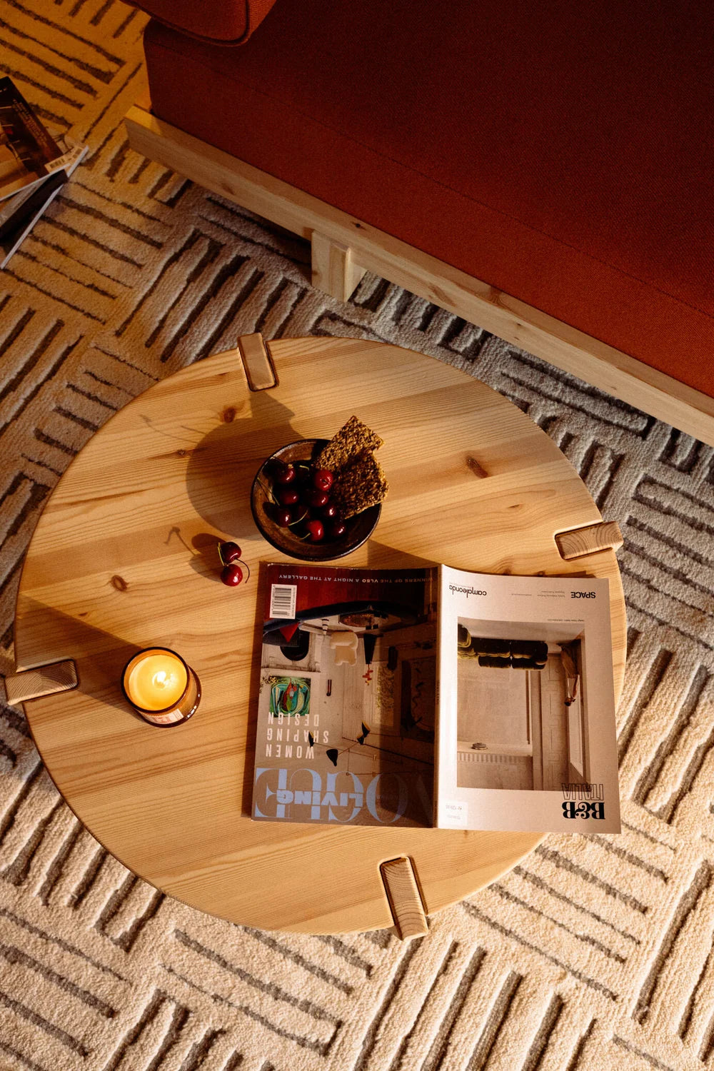 Tuck Coffee Table Round Karup / Τραπεζάκι Σαλονιού