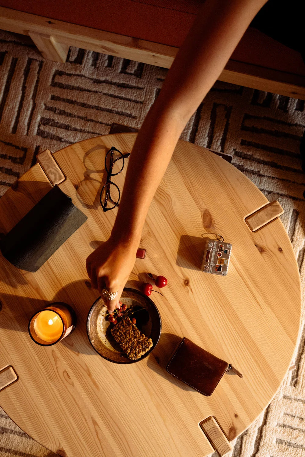 Tuck Coffee Table Round Karup / Τραπεζάκι Σαλονιού