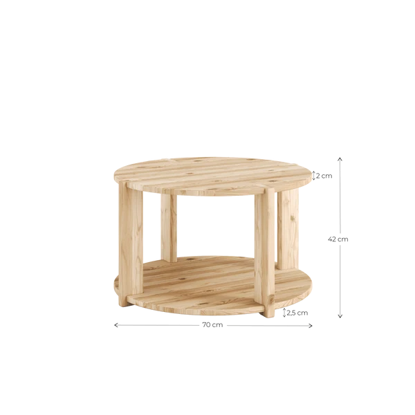 Tuck Coffee Table Round Karup / Τραπεζάκι Σαλονιού