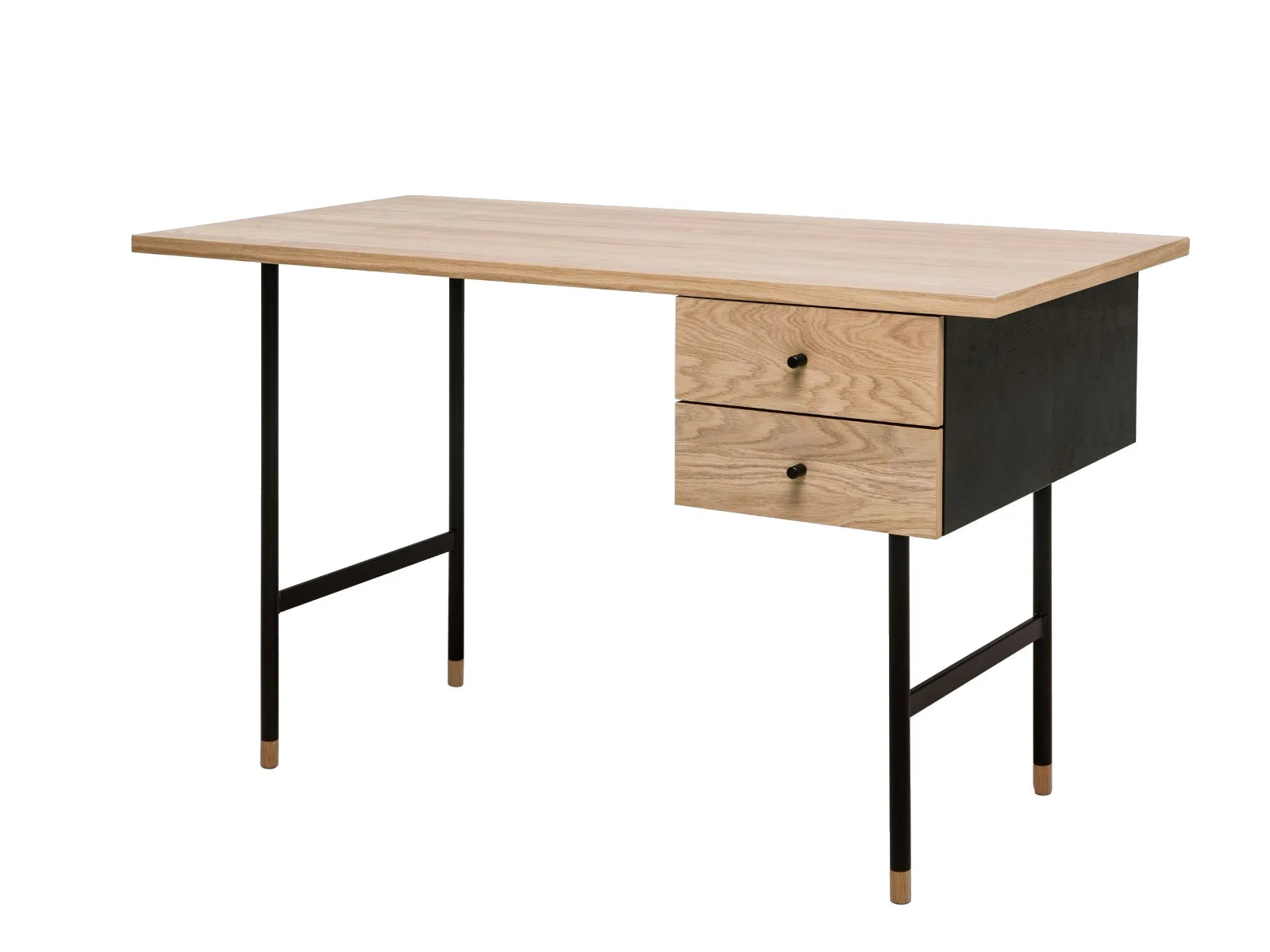 Μασίφ ξύλινο γραφείο με 2 συρτάρια