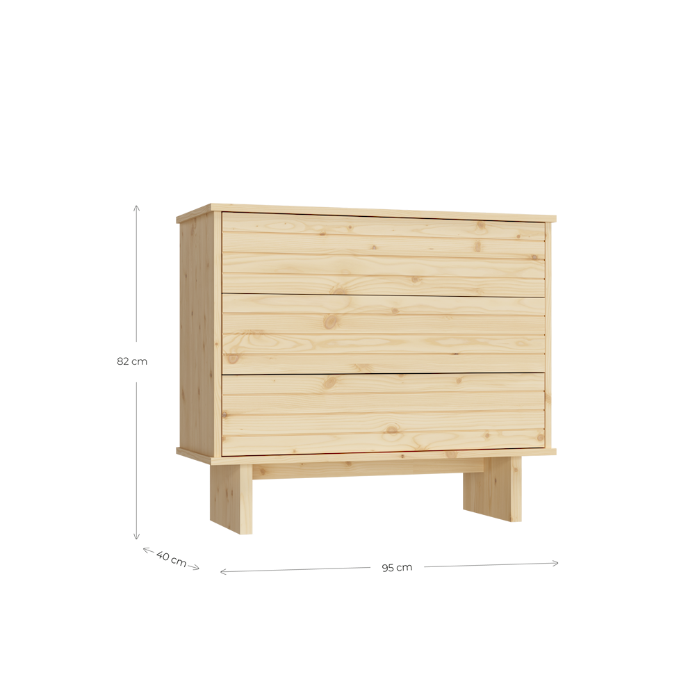 Ξύλινη συρταριέρα Kommo / Karup Design