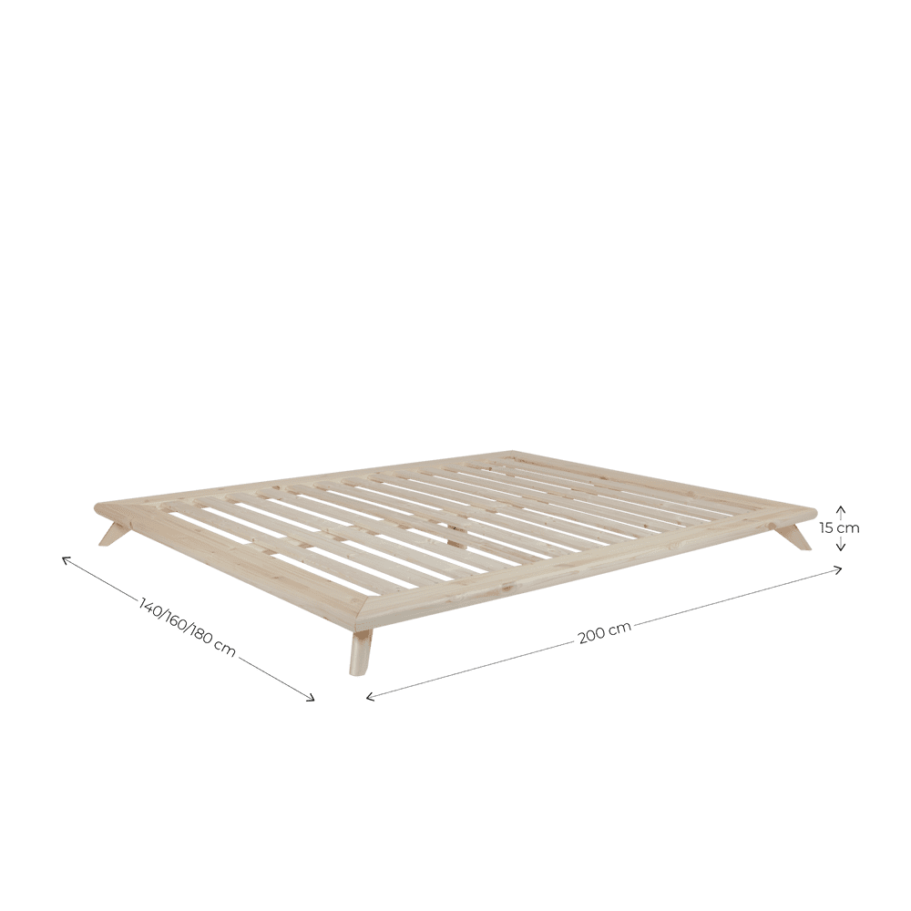 Senza Bed / Japanese Platform Bed