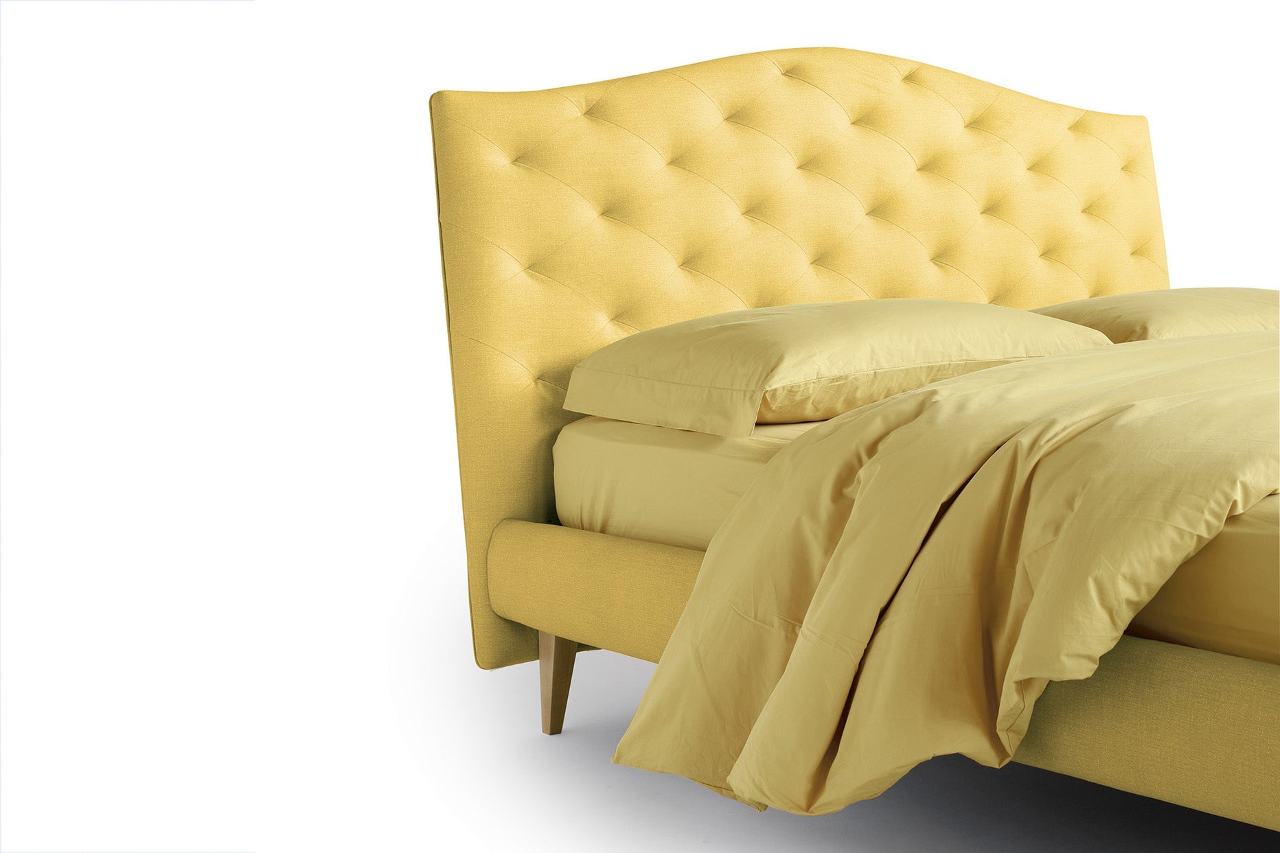 Ιταλικό ντυμένο κρεβάτι καπιτονέ