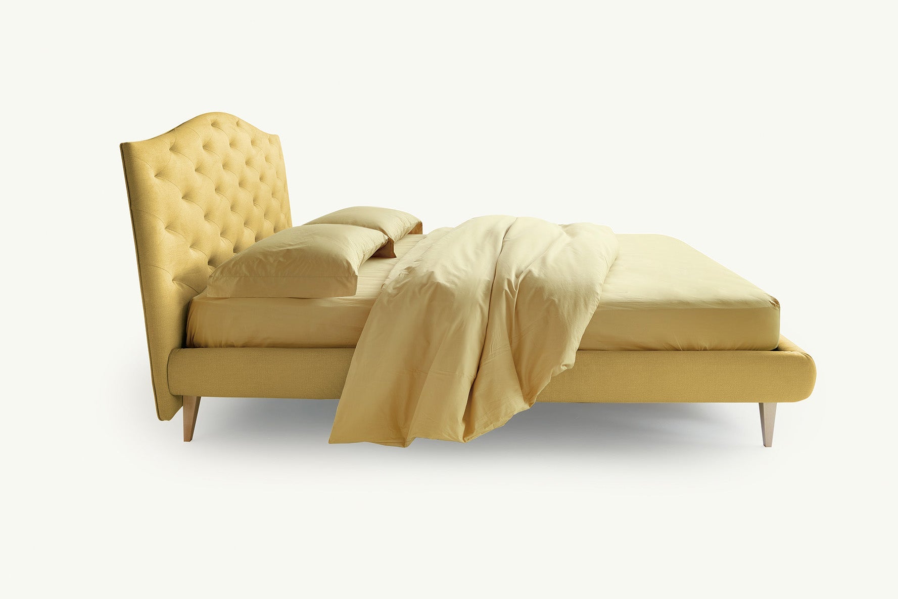 Ιταλικό ντυμένο κρεβάτι καπιτονέ