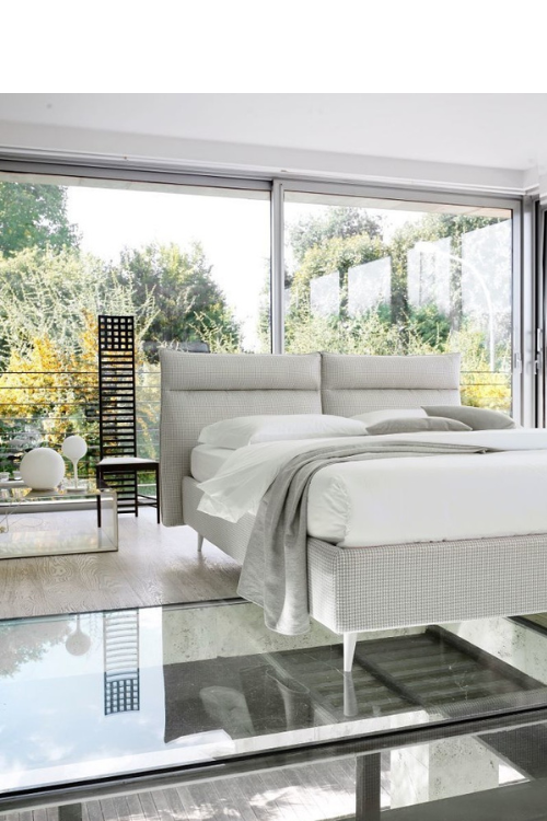 Ντυμένο κρεβάτι με αποθηκευτικό χώρο