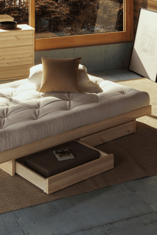 Kanso Ξύλινο Ιαπωνικό κρεβάτι