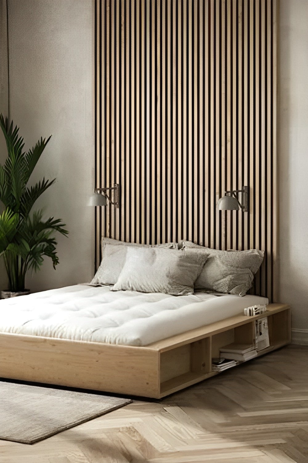 ZIGGY BED KARUP DESIGN ΙΑΠΩΝΙΚΟ ΚΡΕΒΑΤΙ ΜΕ ΡΑΦΙΑ